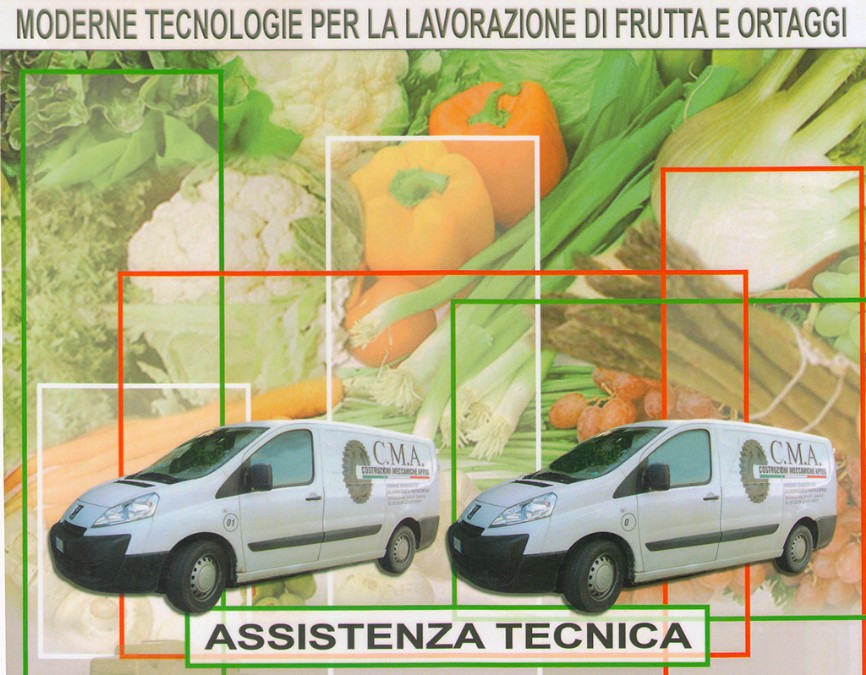Moderne Tecnologie per la lavorazione di frutta e ortaggi
